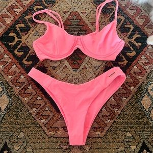 Blackbough Pink Bikini
